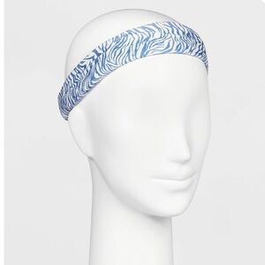 ⭐️ Wild Fable Blue Zebra Print Headwrap